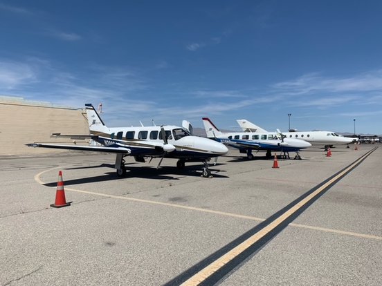 Piper Navajo Chieftain Turbo Prop Plane